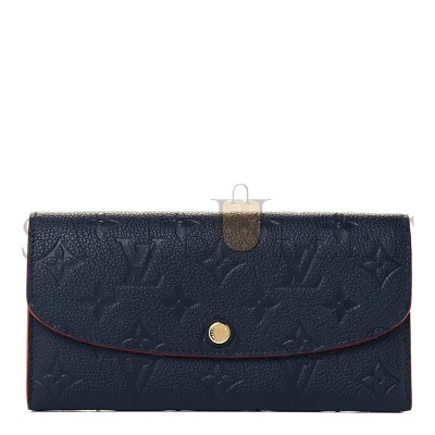 LOUIS VUITTON MONOGRAM EMPREINTE EMILIE LONG WALLET M69417 (19*10*1cm)